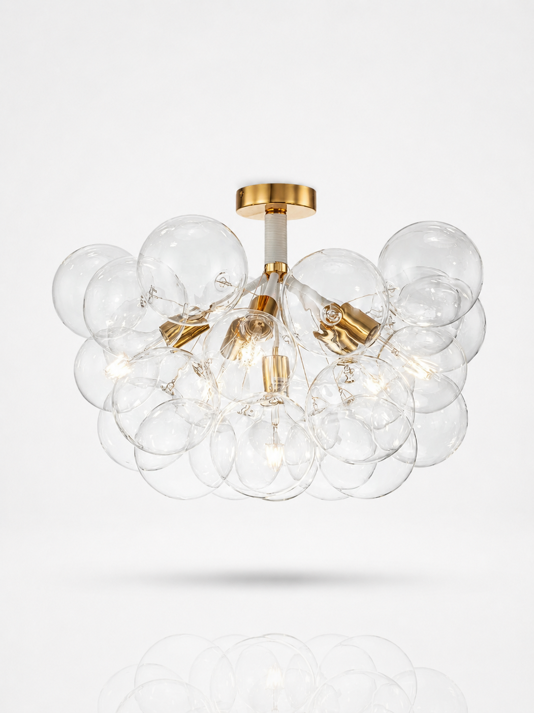 Aurelia Glass Bubble Chandelier