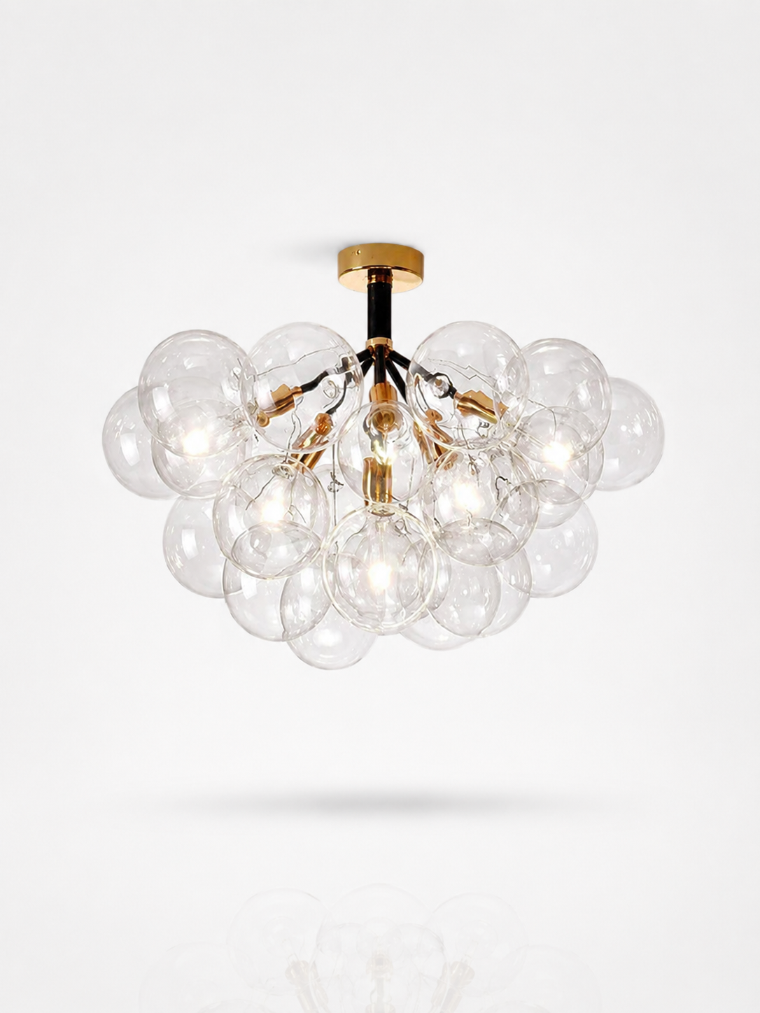 Aurelia Glass Bubble Chandelier
