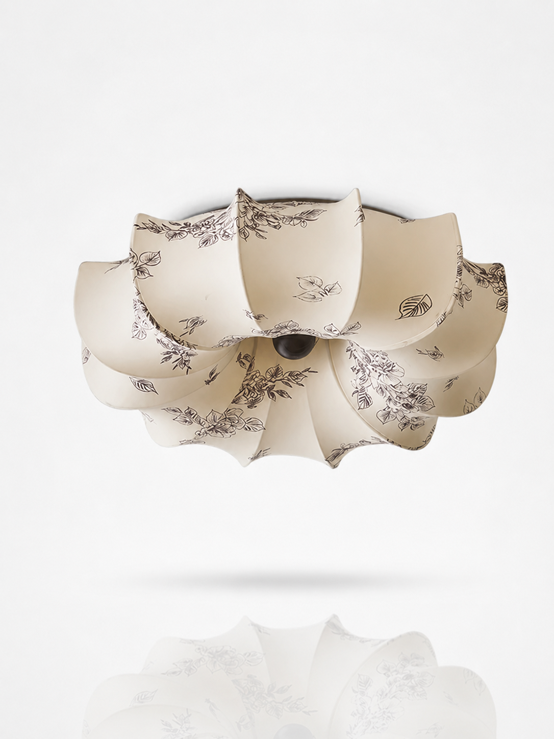 Linden Floral Fabric Ceiling Lamp