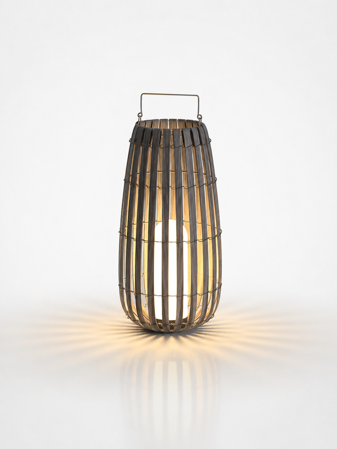 Garden Rattan Outdoor Light