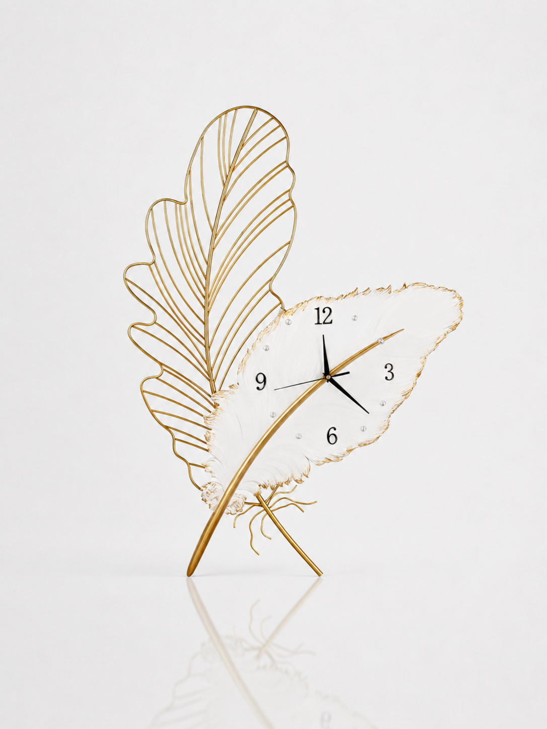 Feather LED Wall Clock