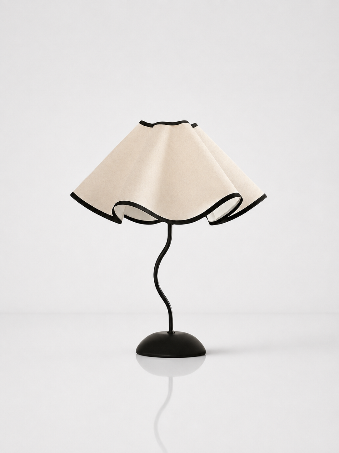Pleated Fabric Shade Table Lamp