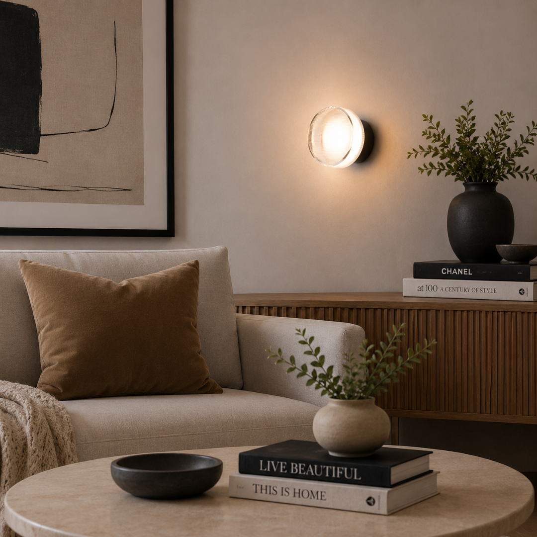 Wall Sconce Built-In LED & Metal Frame