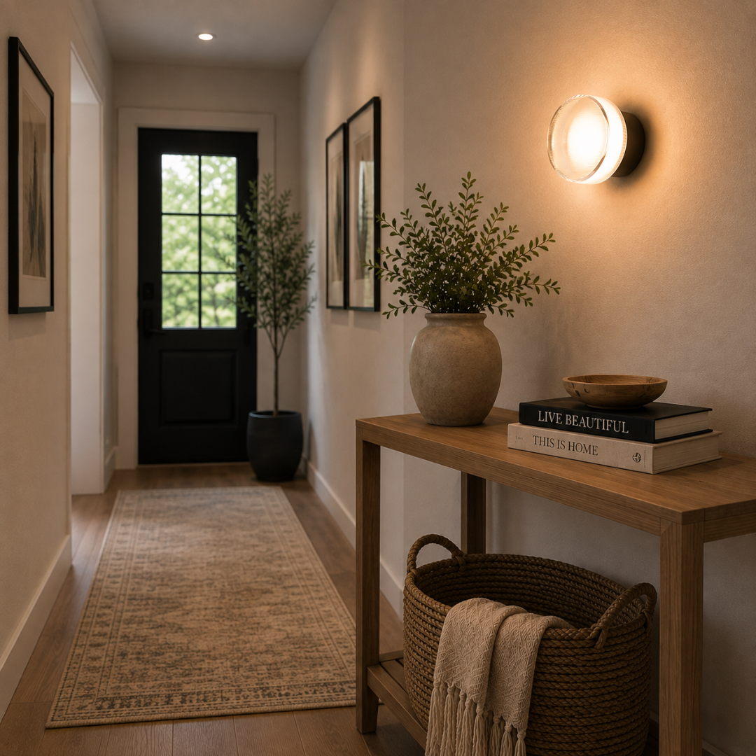 Wall Sconce Built-In LED & Metal Frame