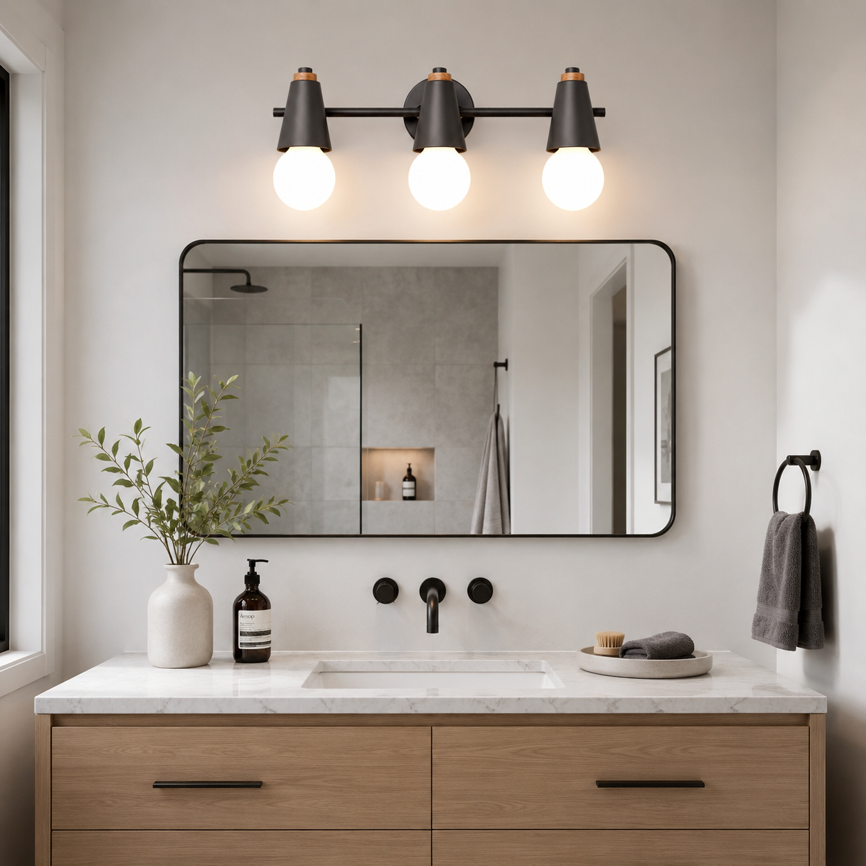 Dual and Triple Head Wall Lamp