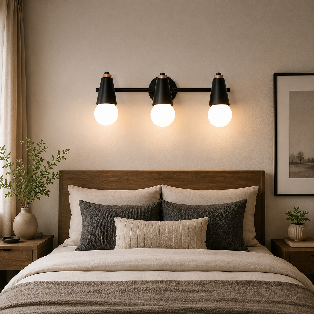 Dual and Triple Head Wall Lamp