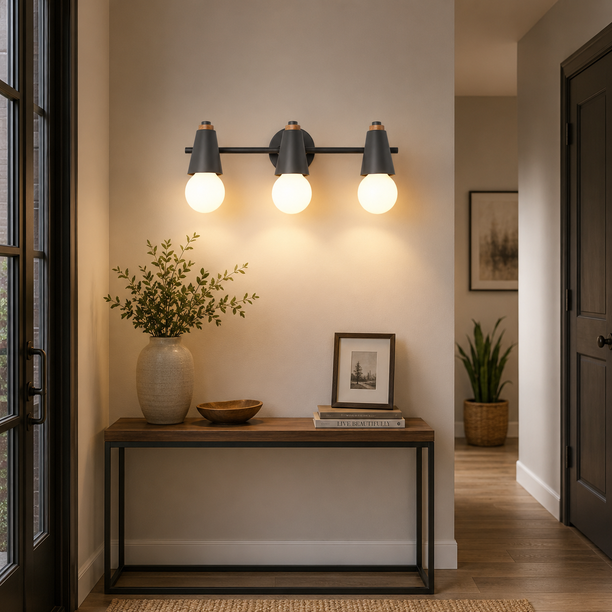 Dual and Triple Head Wall Lamp