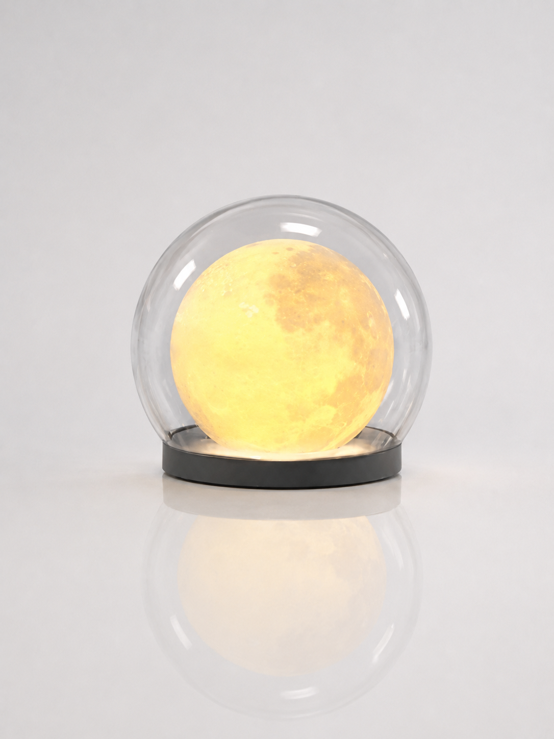 Waterproof Moon Bubble Post Outdoor Light
