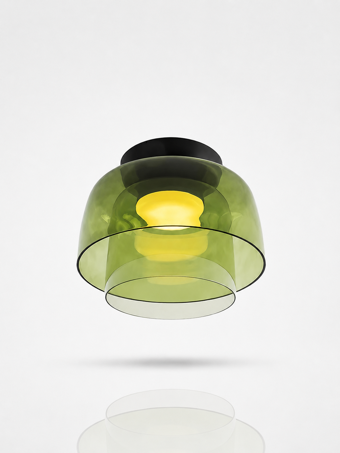 Aurora Layered Glass Ceiling Lamp