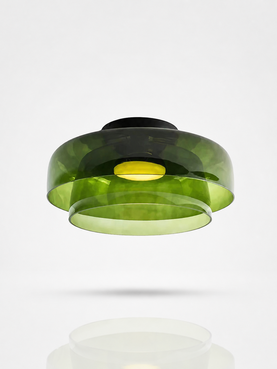 Aurora Layered Glass Ceiling Lamp