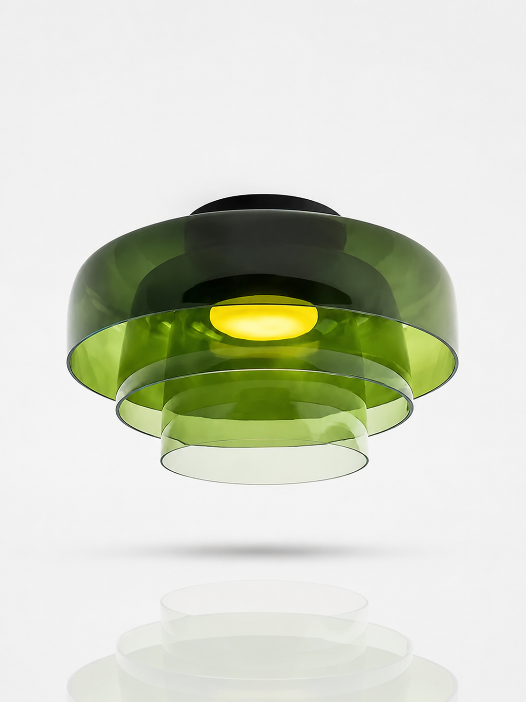 Aurora Layered Glass Ceiling Lamp