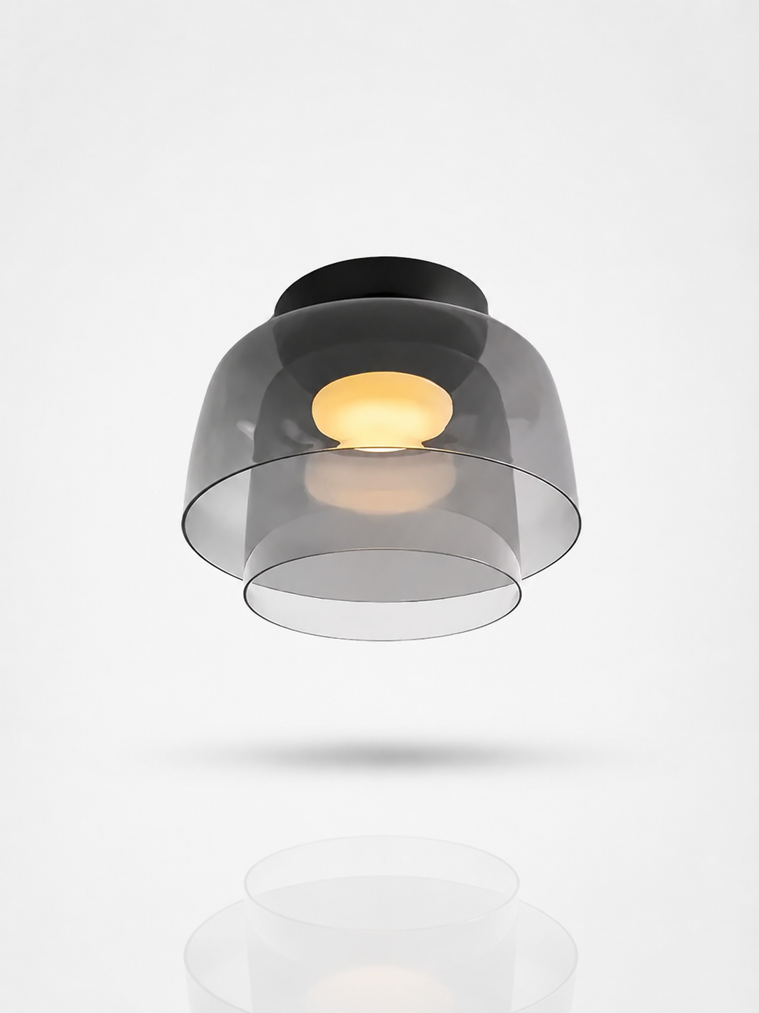 Aurora Layered Glass Ceiling Lamp
