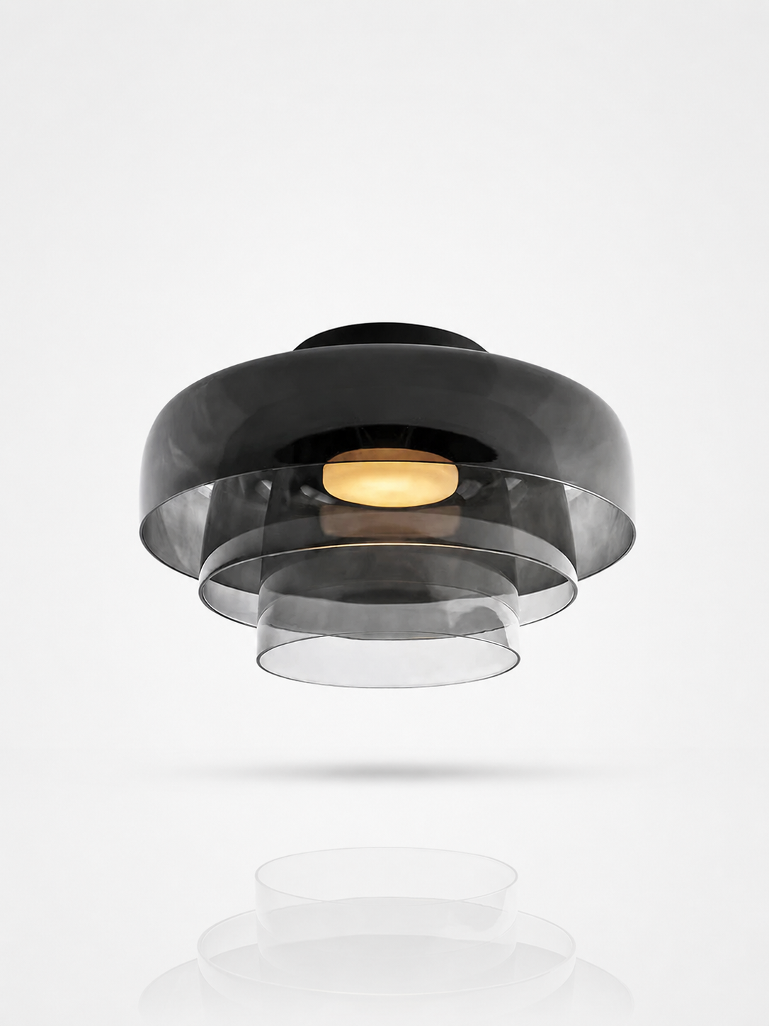 Aurora Layered Glass Ceiling Lamp