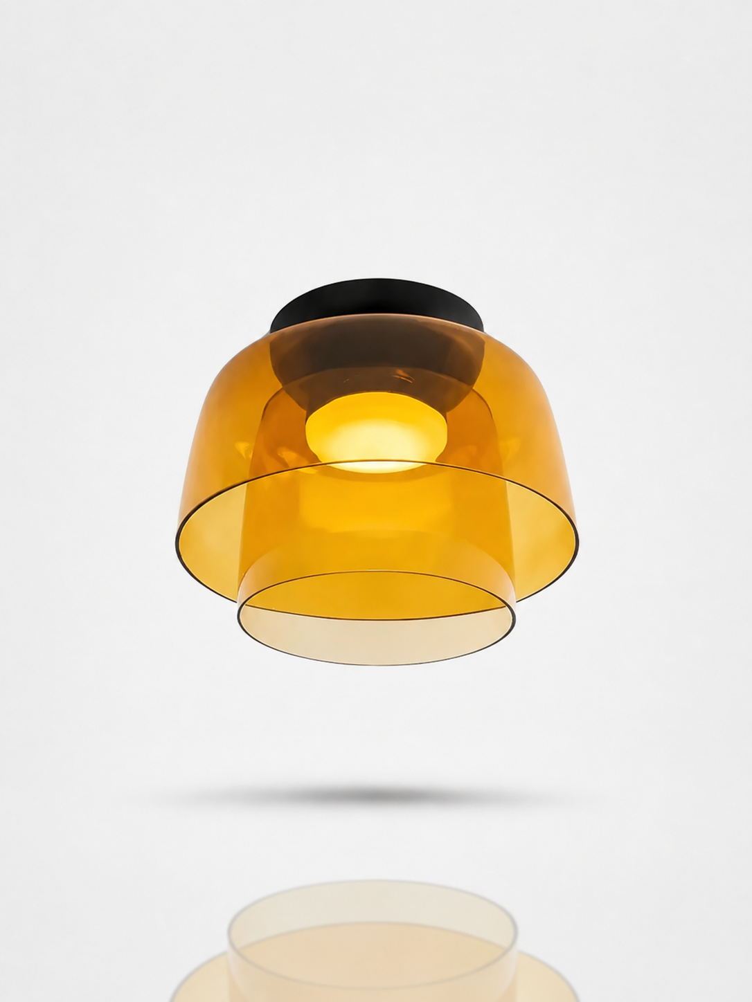 Aurora Layered Glass Ceiling Lamp