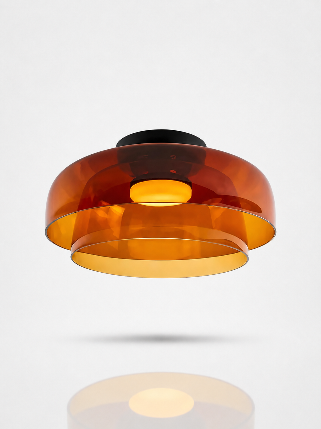 Aurora Layered Glass Ceiling Lamp