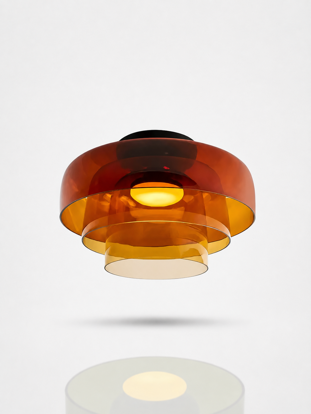 Aurora Layered Glass Ceiling Lamp