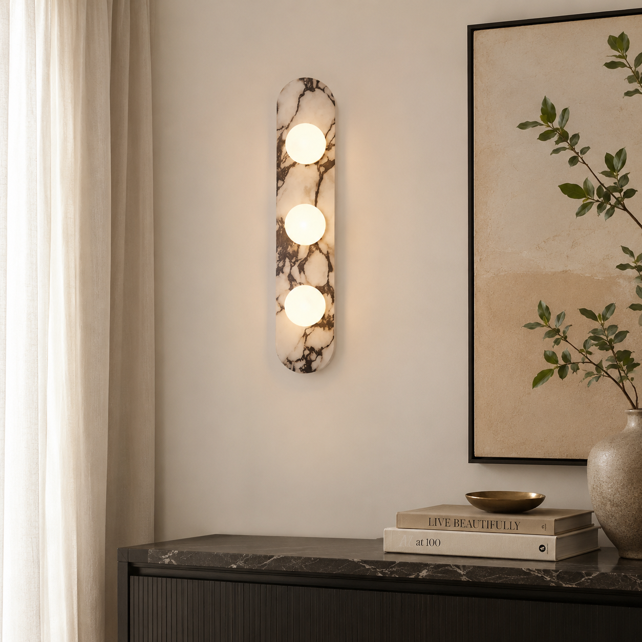 Verona Marble Wall Lamp