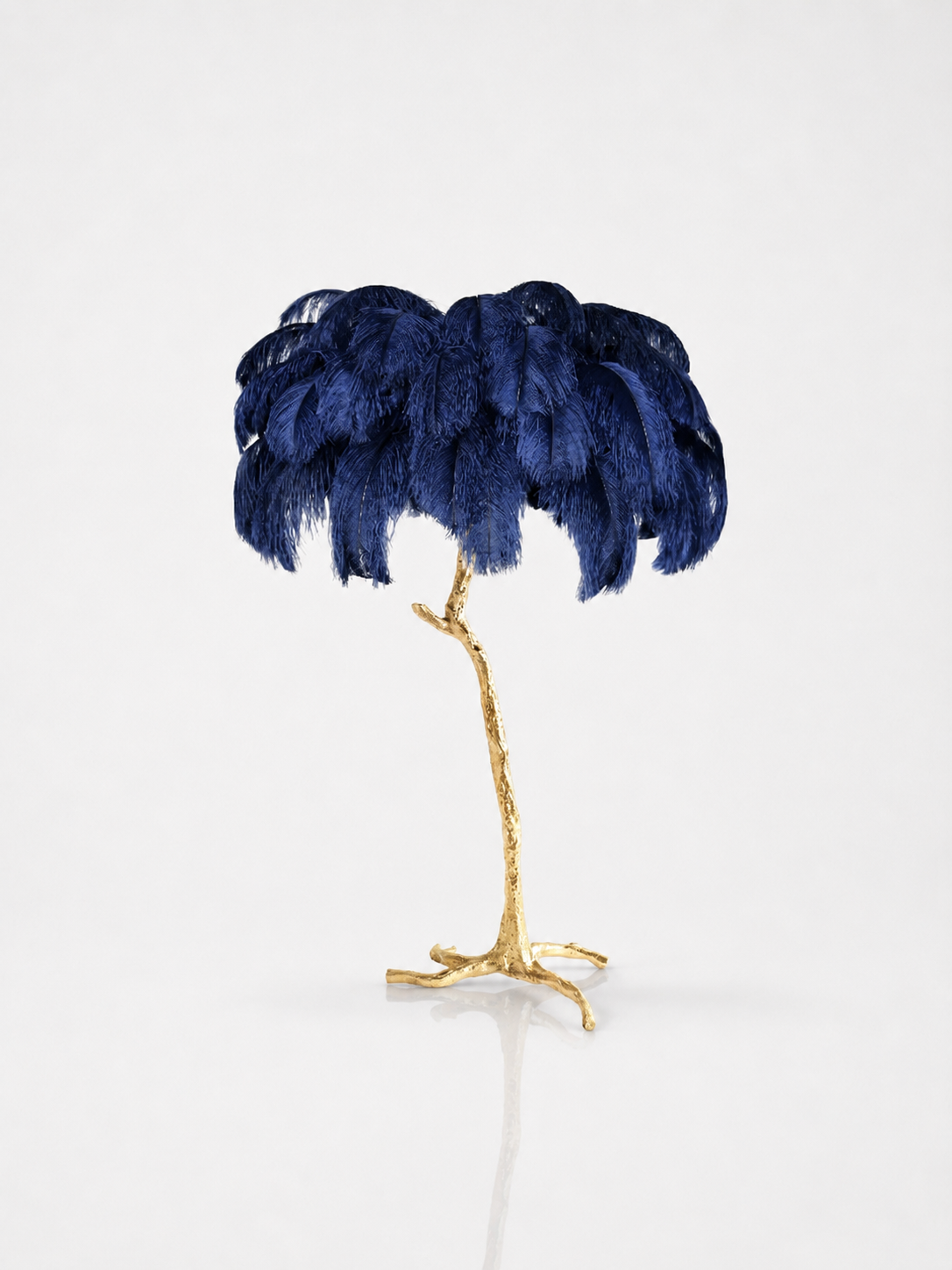 Palm Feather Glow Floor Lamp