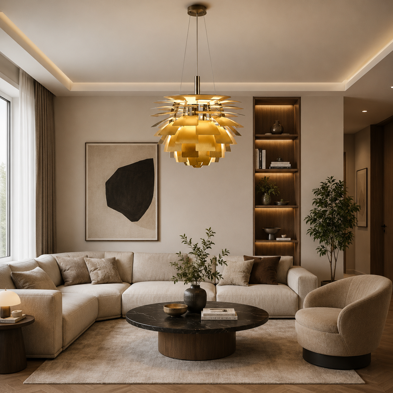 Pinecrest Layered Chandelier