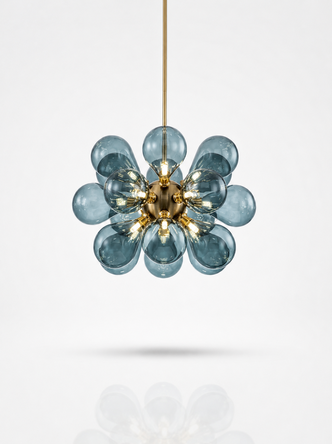 Azure Bubble Chandelier