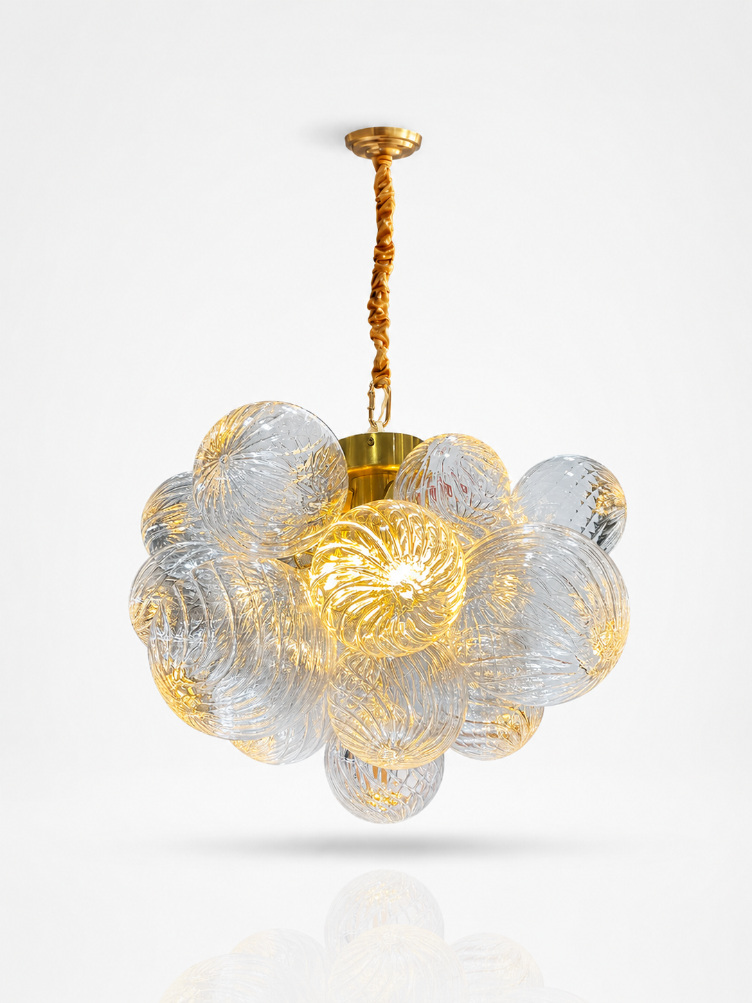 Bubble Glass Flush Mount Ceiling Lamps