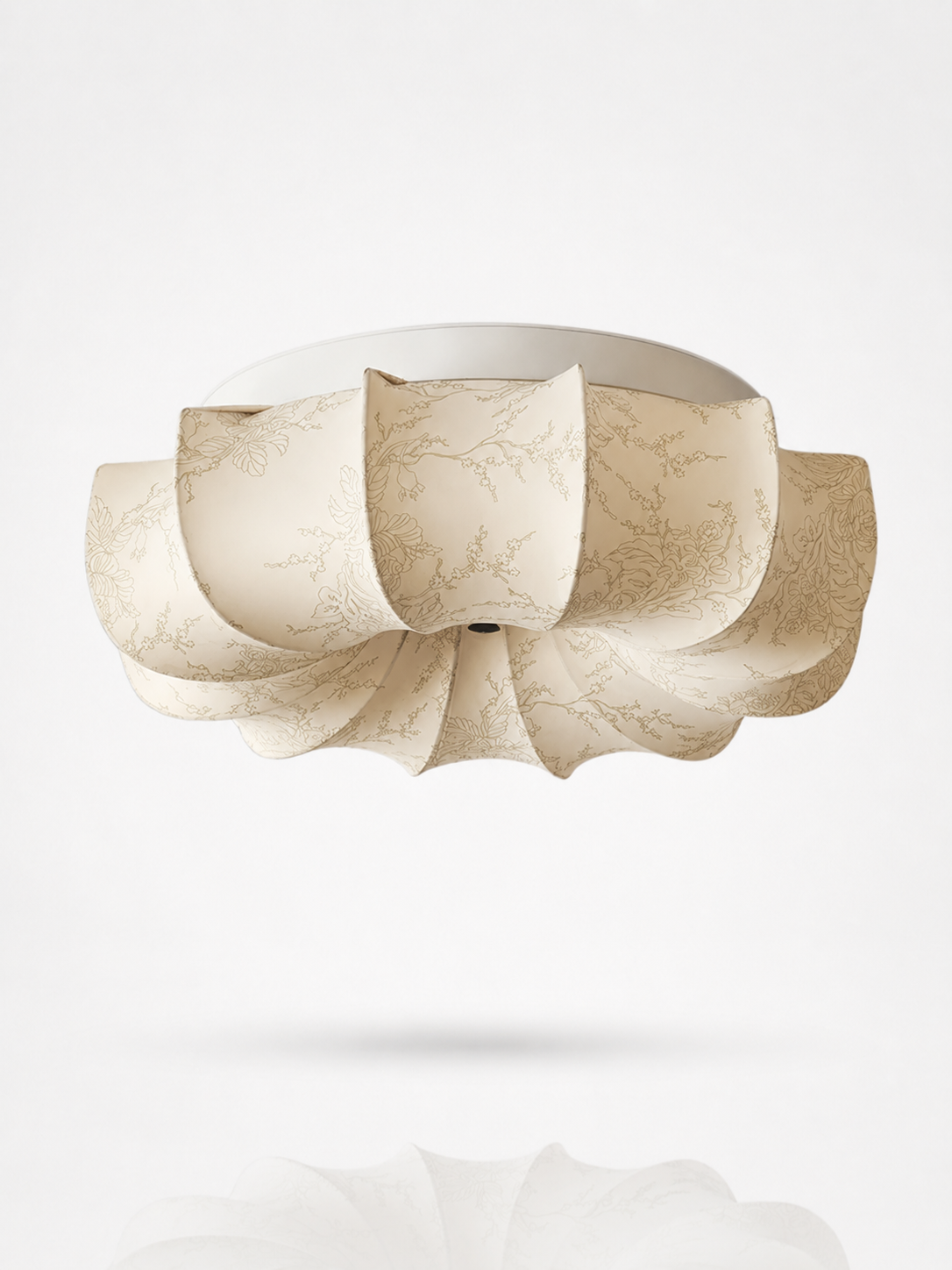 Linden Floral Fabric Ceiling Lamp