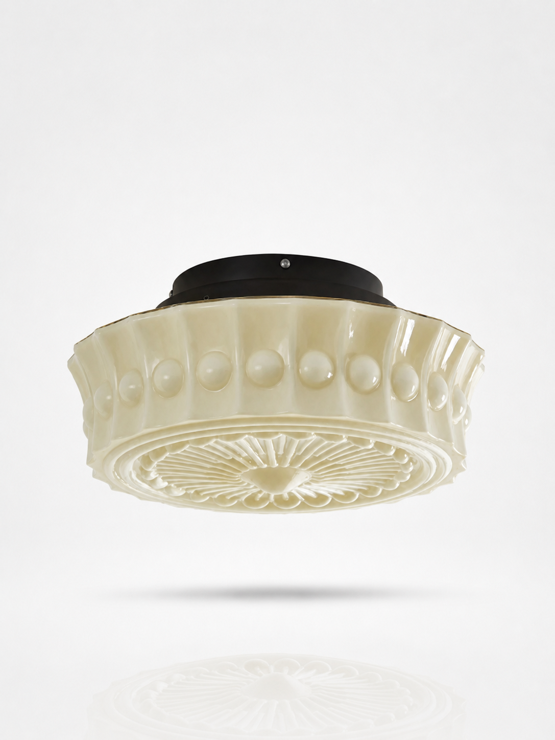 Geometric Drum Flush Mount Ceiling Lamp