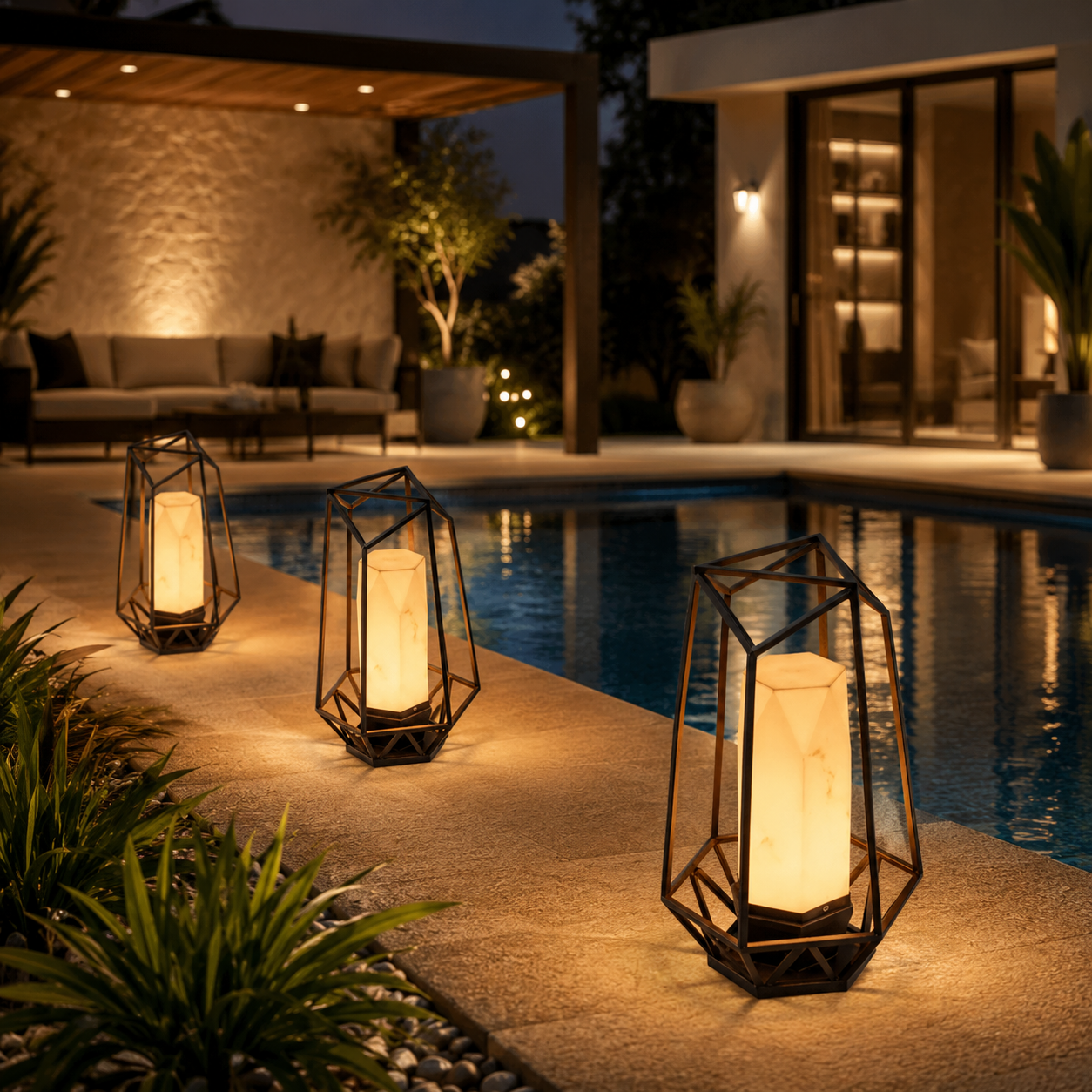 Polygonal Outdoor Light