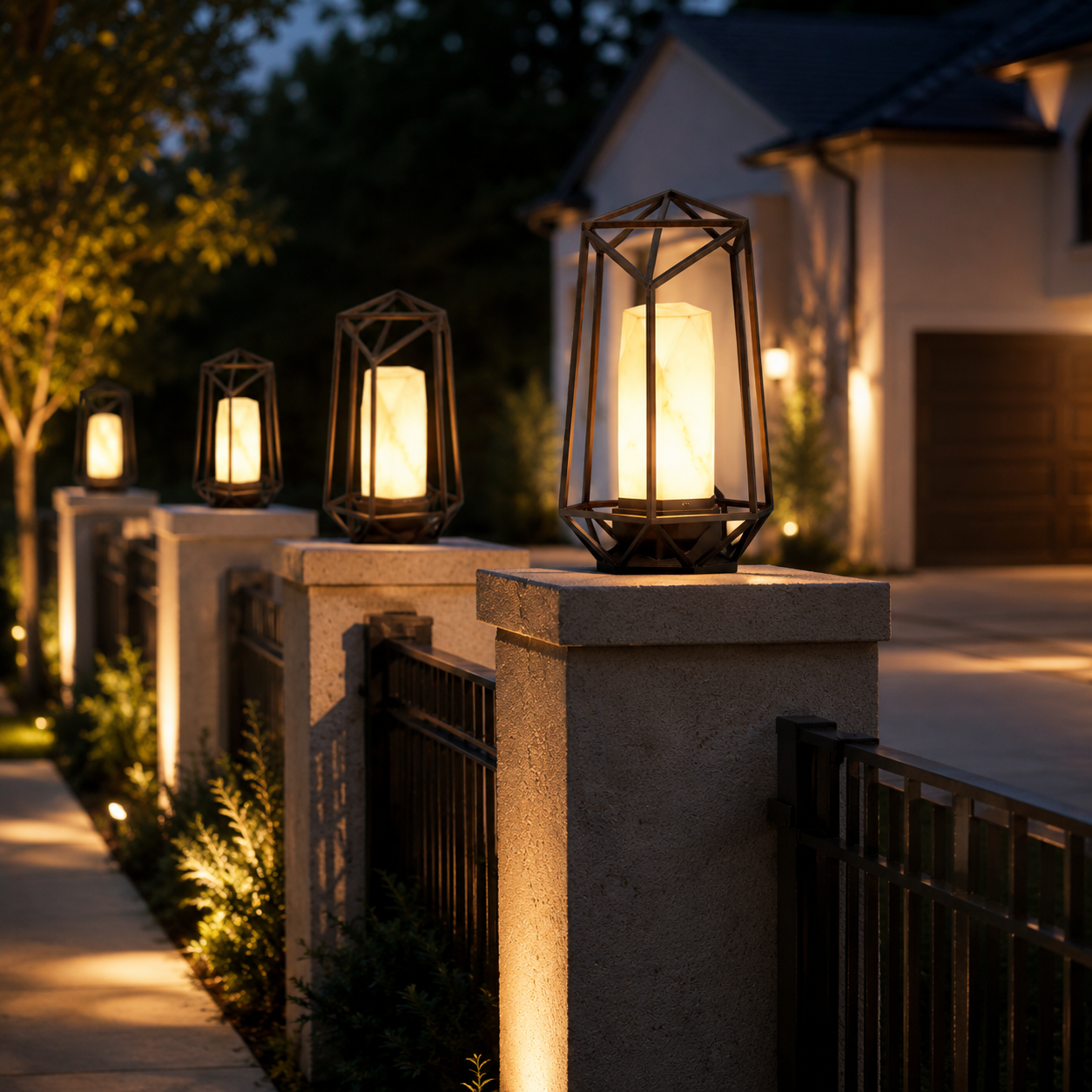 Polygonal Outdoor Light