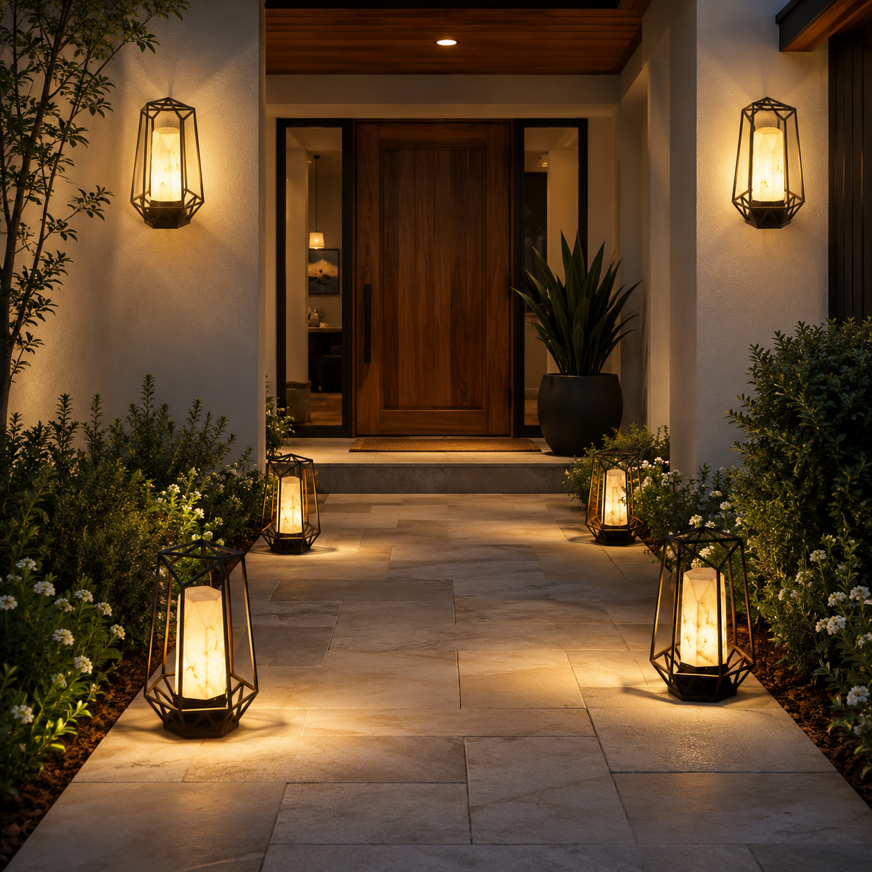 Polygonal Outdoor Light