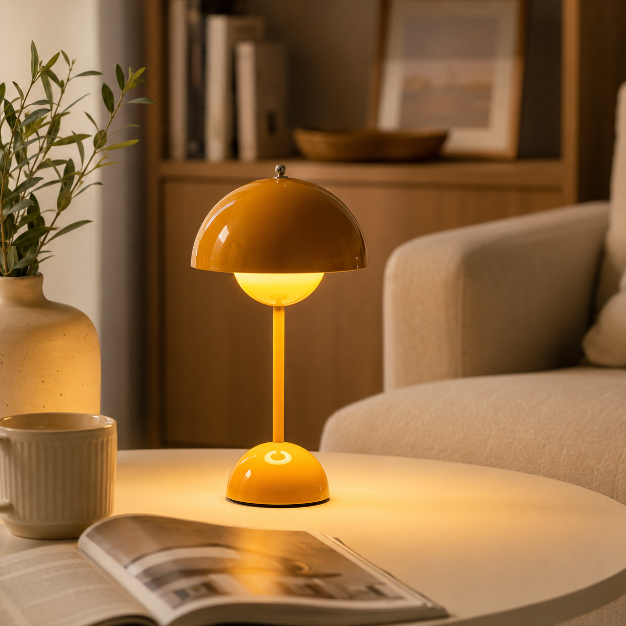 LunaGlow Cordless Table Lamp