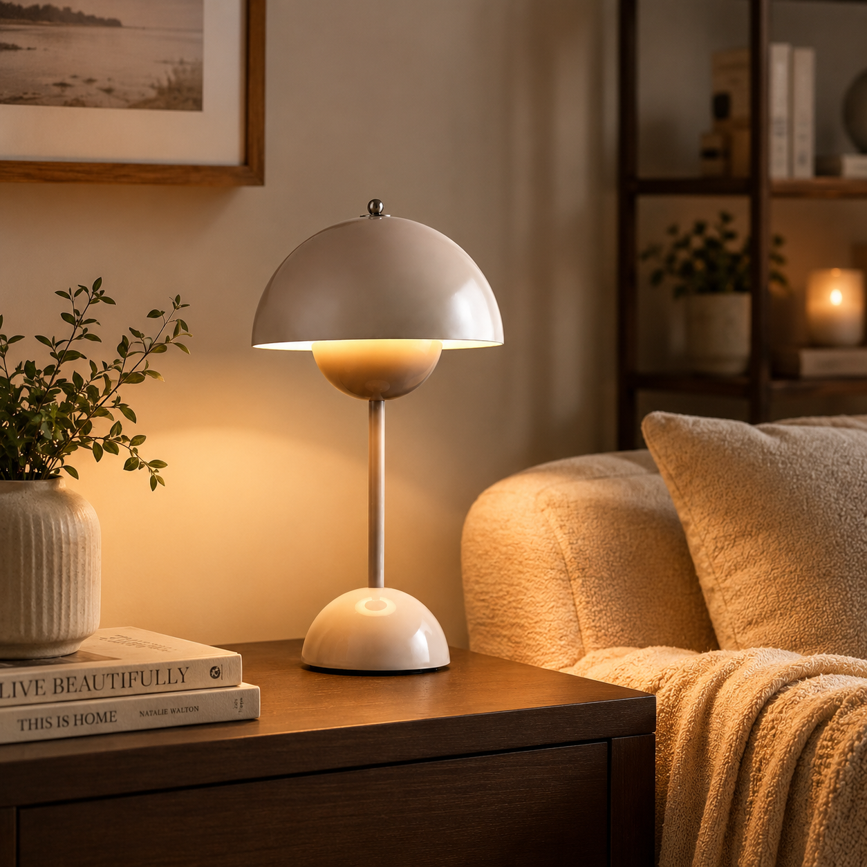 LunaGlow Cordless Table Lamp