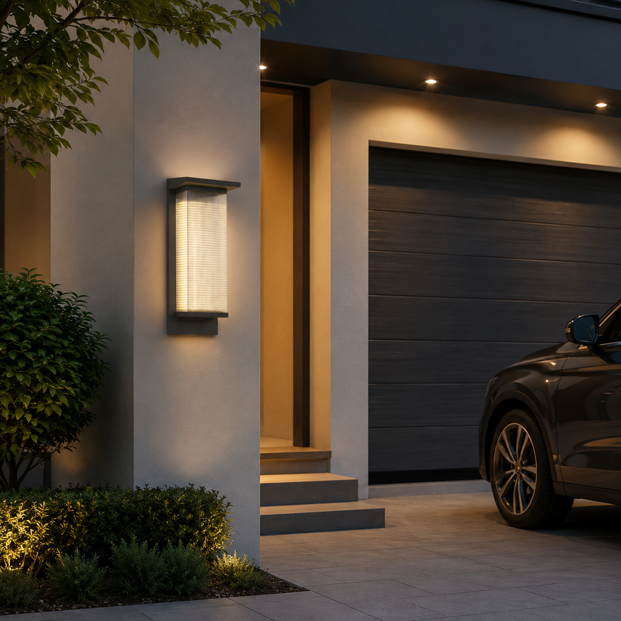 Rectangular Wall LED Outdoor Light