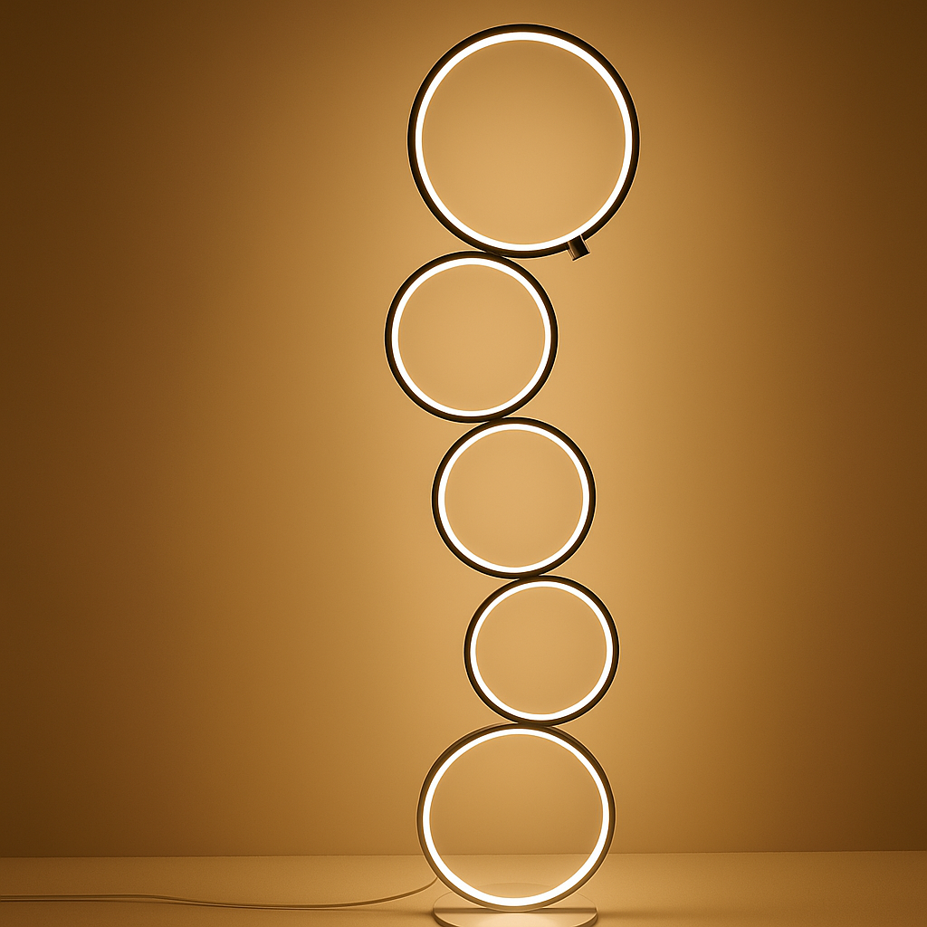 Ringo LED Floor Lamp Aluminium Acrylic