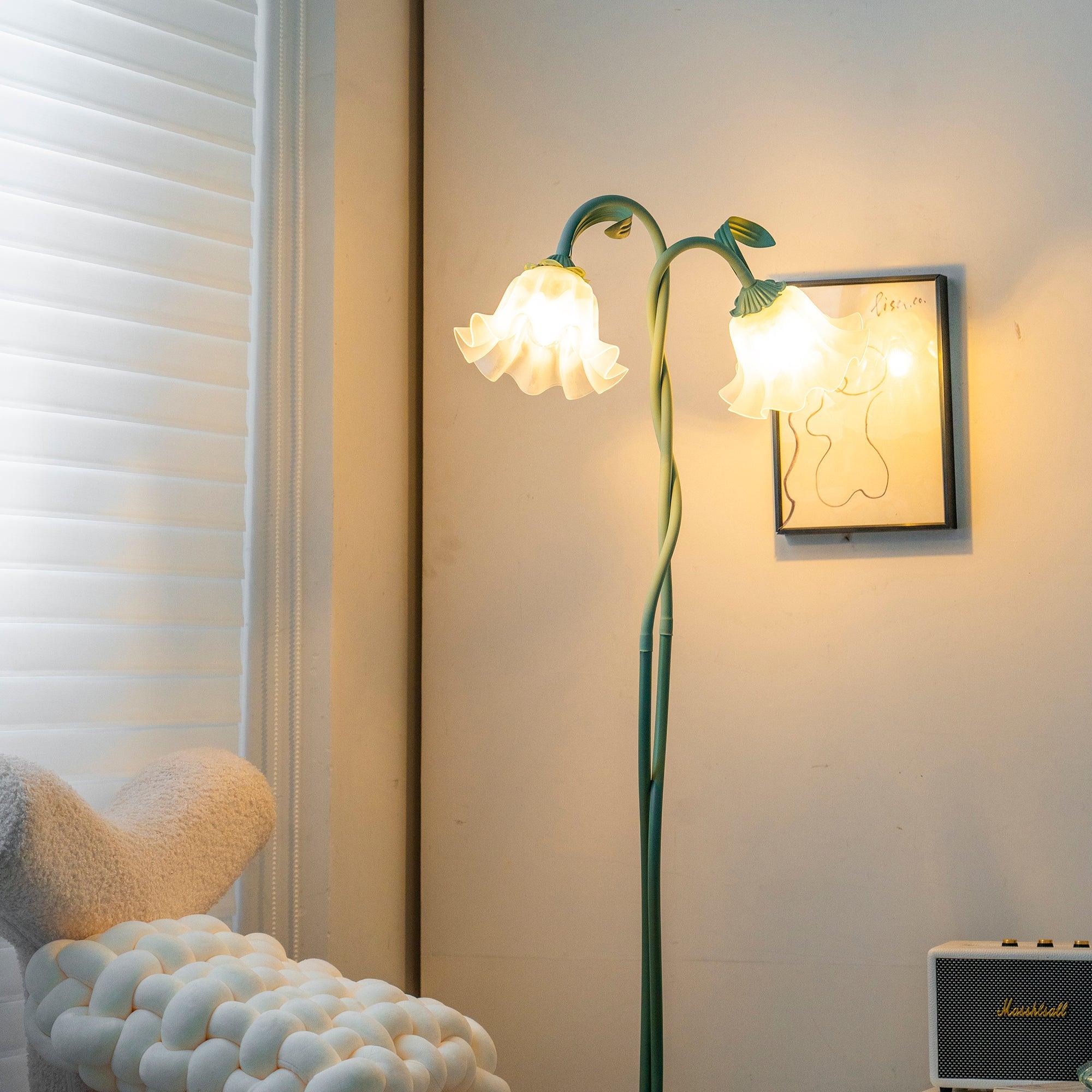 Blossom Grace Floor Lamp | Elegant Floral Design, Warm Ambient Light for Living Room