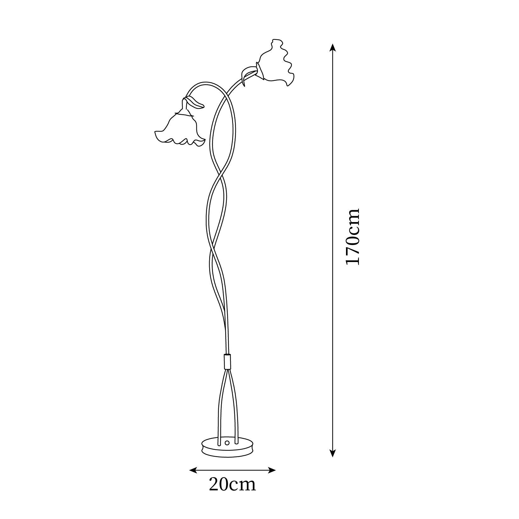 Blossom Grace Floor Lamp | Elegant Floral Design, Warm Ambient Light for Living Room