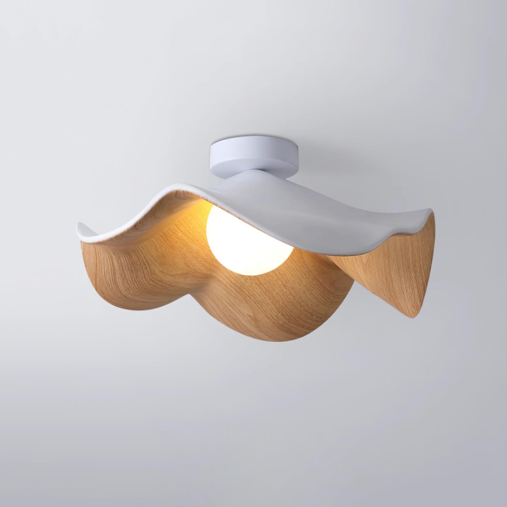 Luma Textured Globe Ceiling Lamp