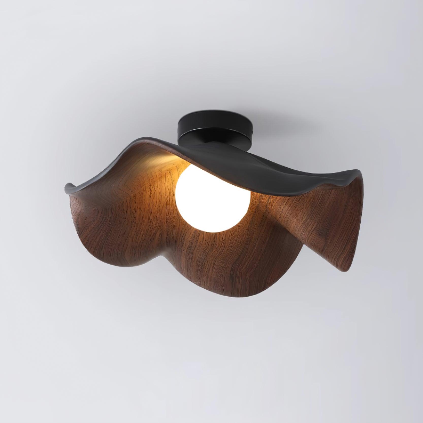 Luma Textured Globe Ceiling Lamp