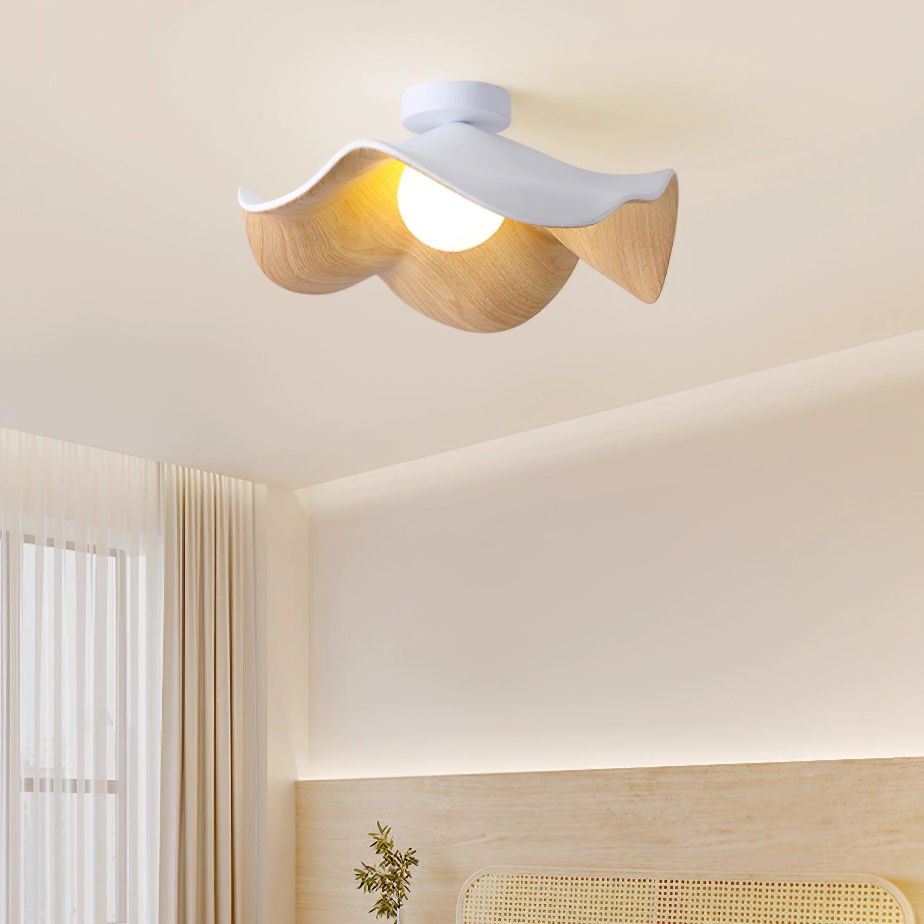 Luma Textured Globe Ceiling Lamp