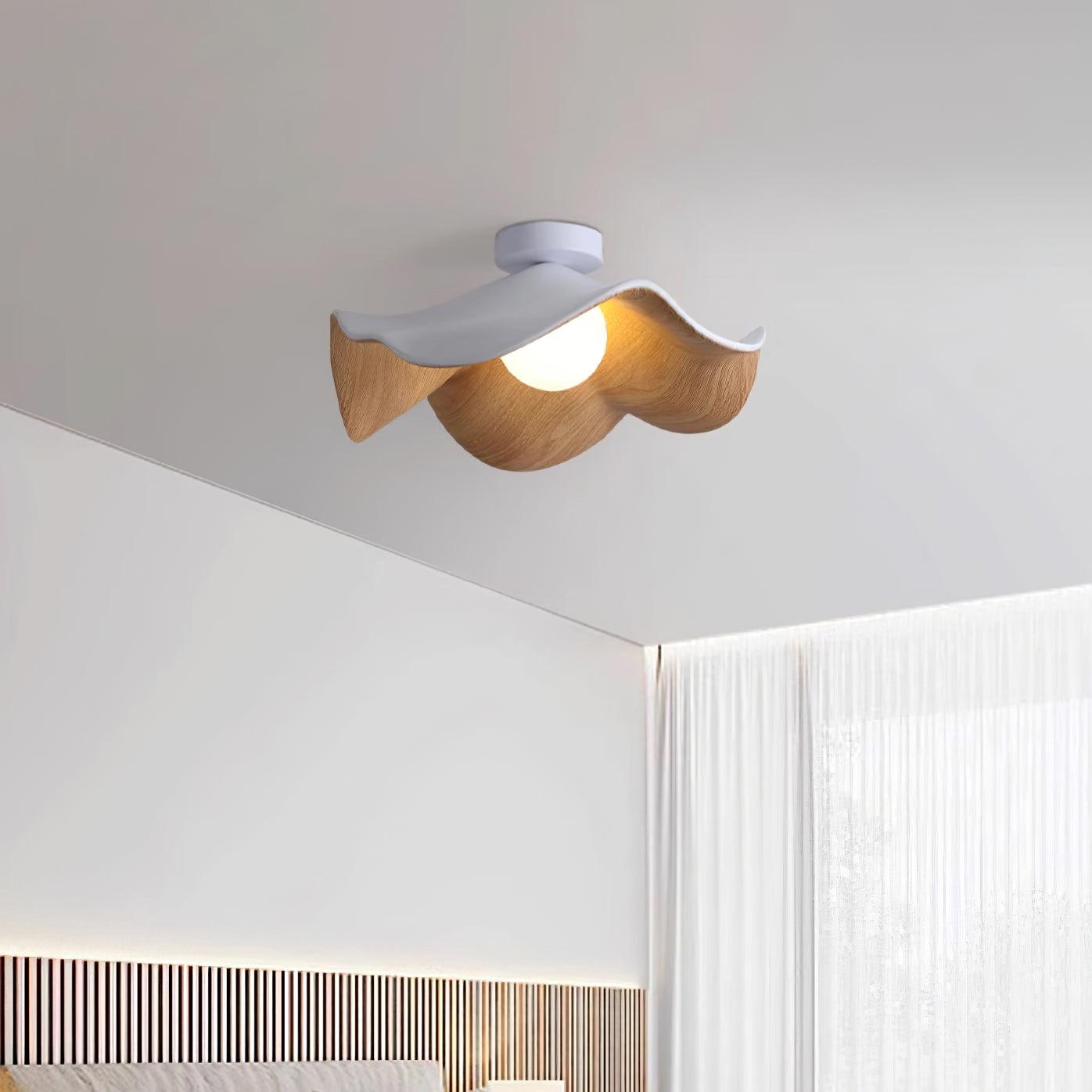 Luma Textured Globe Ceiling Lamp