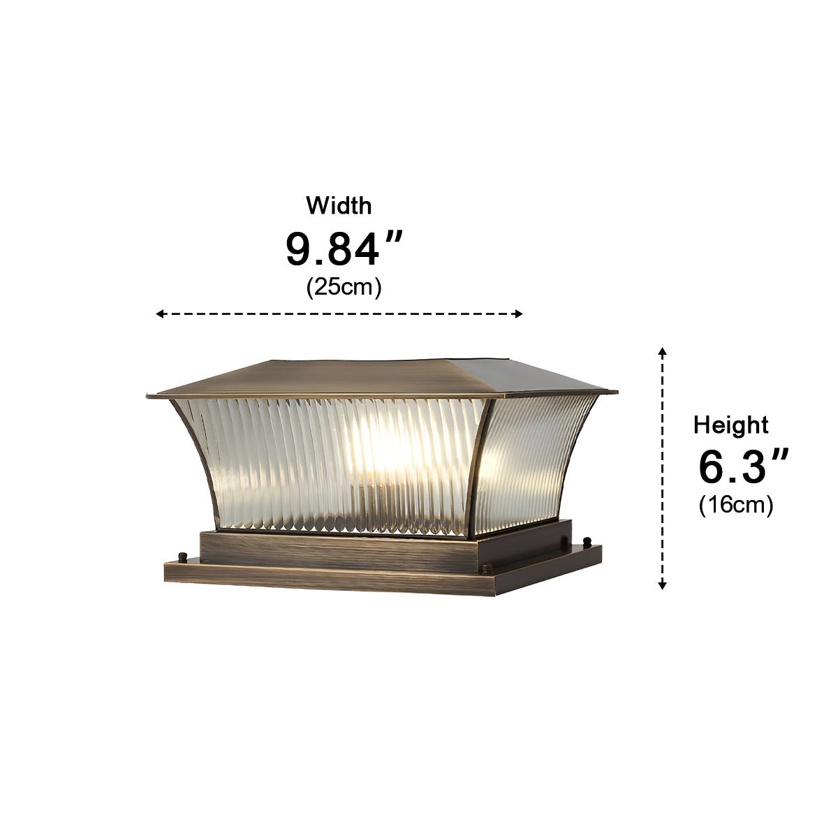 Classic Copper Garden Outdoor Light
