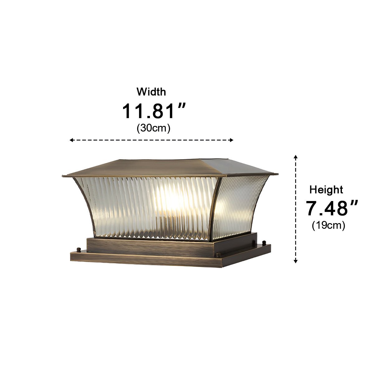 Classic Copper Garden Outdoor Light