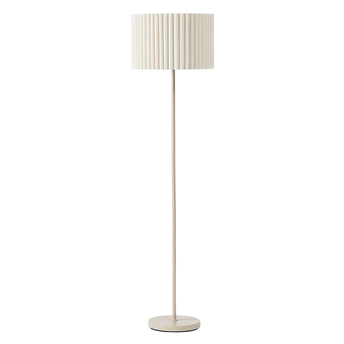 Neutral Fabric Floor Lamp