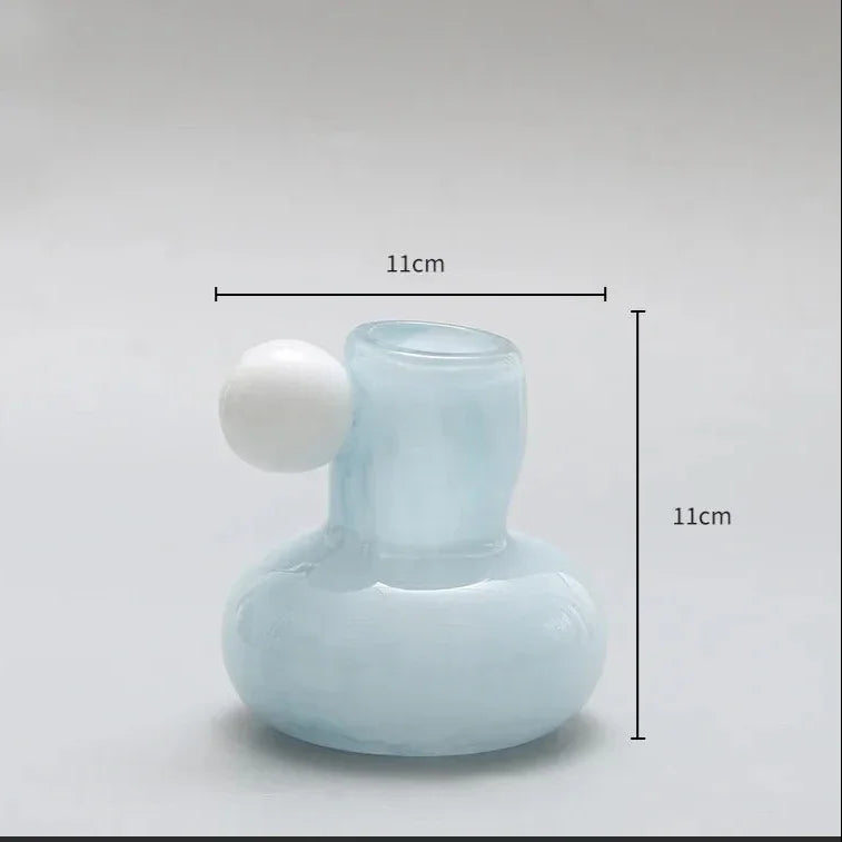 Colorful Glass Candle Holder