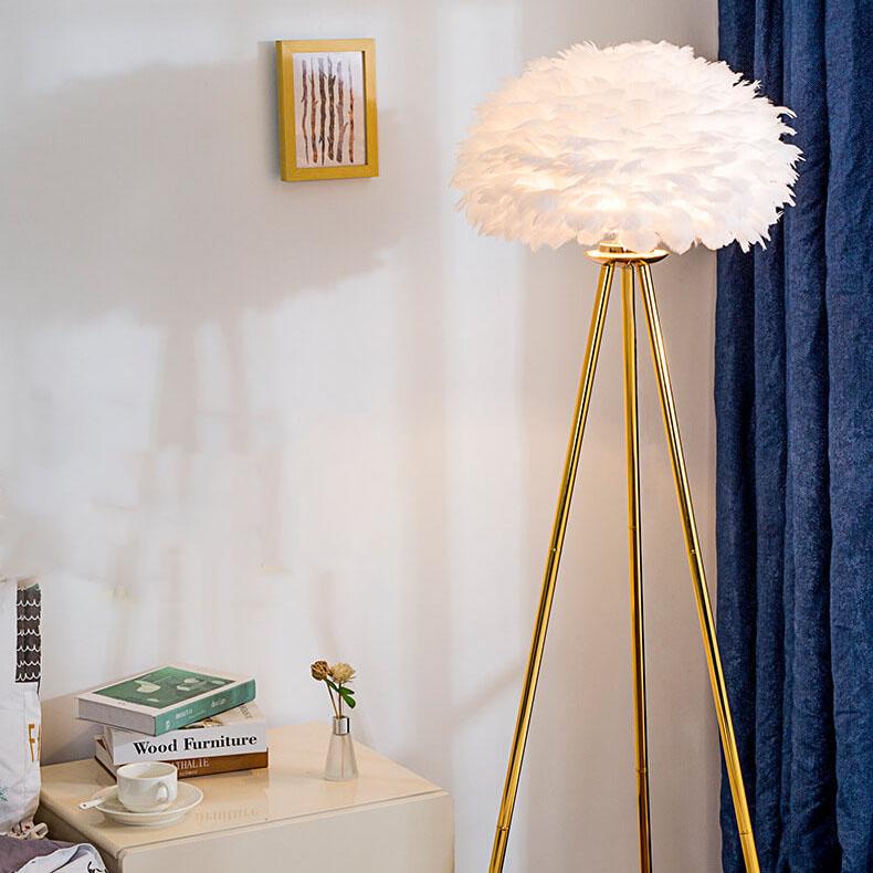 Orlena Feather Floor Lamp
