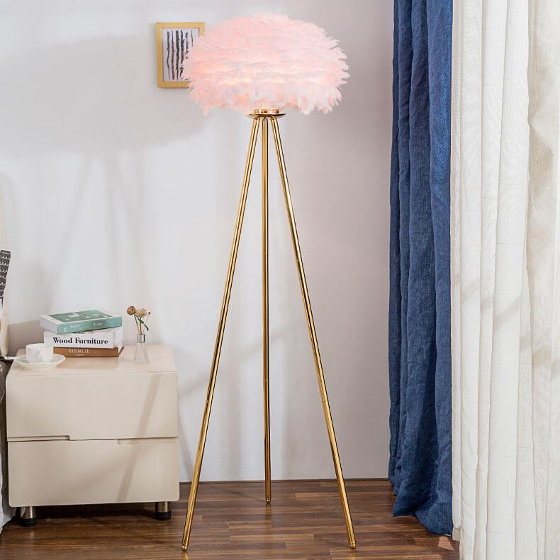 Orlena Feather Floor Lamp
