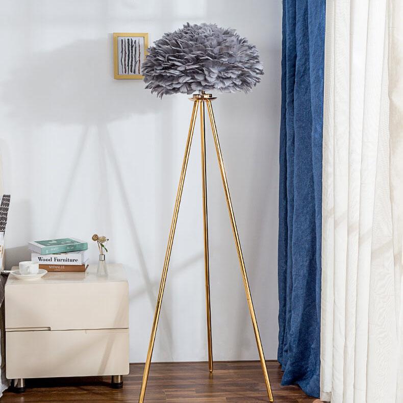 Orlena Feather Floor Lamp