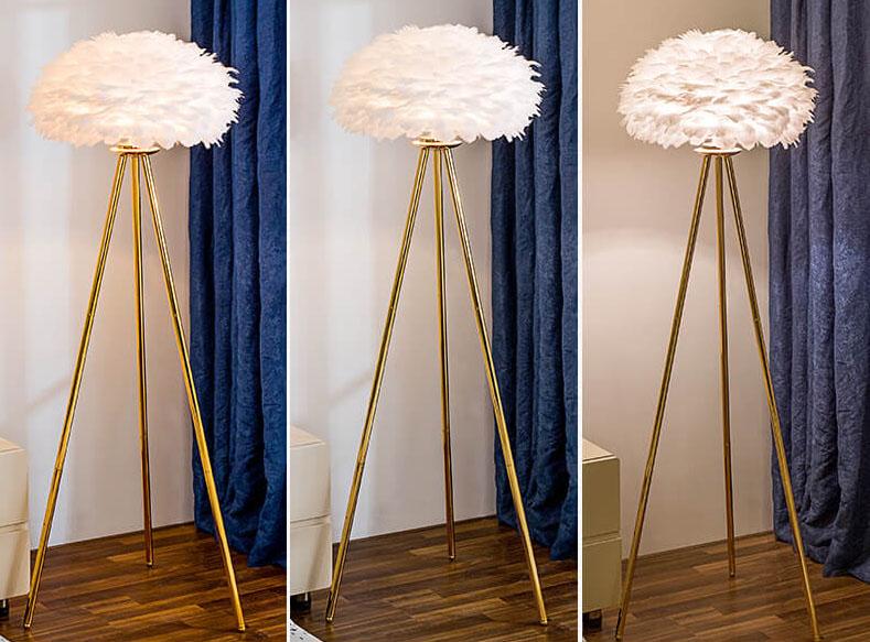 Orlena Feather Floor Lamp