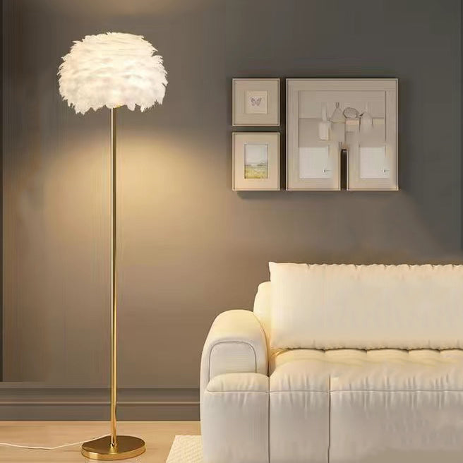 Celestine Feather Glow Floor Lamp