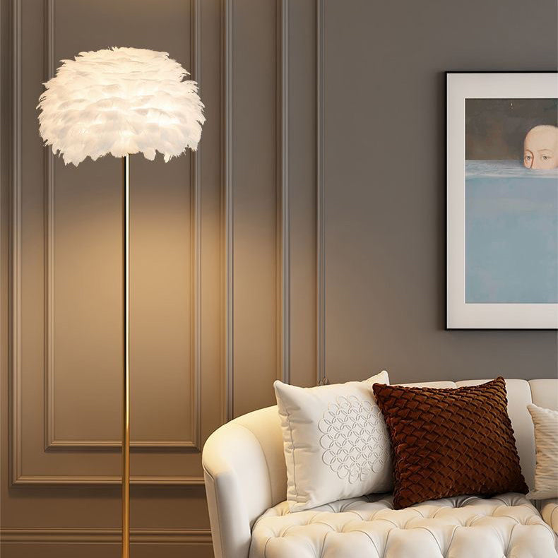 Celestine Feather Glow Floor Lamp